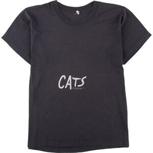 古着 80年代 スクリーンスターズ SCREEN STARS CATS キャッツ プリントTシャツ USA製 メンズM ヴィンテージ /eaa259791 【LP2311】