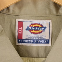 古着 ディッキーズ Dickies A LEGEND IN WORK 半袖 ワークシャツ メンズXXXL /eaa333206 【LP2311】_画像3