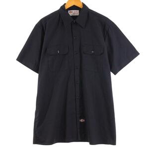 古着 ディッキーズ Dickies 半袖 ワークシャツ メンズL /eaa250826 【LP2311】