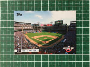 ★TOPPS MLB 2020 OPENING DAY #OD-13 TEXAS RANGERS／テキサス・レンジャーズ インサートカード「OPENING DAY INSERT」★