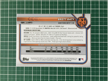 ★TOPPS MLB 2022 BOWMAN #BP-5 BRETT BATY［NEW YORK METS］ベースカード「PAPER PROSPECTS」★_画像2