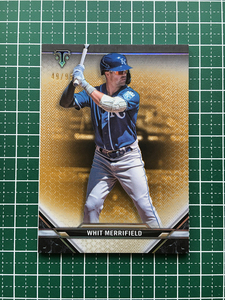 ★TOPPS MLB 2021 TRIPLE THREADS #3 WHIT MERRIFIELD［KANSAS CITY ROYALS］GOLD パラレル版 99枚限定「49/99」★