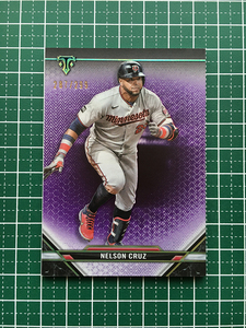 ★TOPPS MLB 2021 TRIPLE THREADS #92 NELSON CRUZ［MINNESOTA TWINS］AMETHYST パラレル版 299枚限定「287/299」★