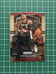 ★PANINI NBA 2019-20 PRIZM #112 DAMIAN LILLARD［PORTLAND TRAIL BLAZERS］ベースカード 2020★