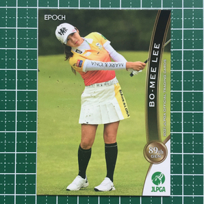 ★EPOCH 2021 JLPGA 日本女子プロゴルフ協会 オフィシャルトレーディングカード #59 イ・ボミ エポック★の画像1