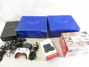 【まとめ売り 訳有】 ゲーム プレイステーション2 PS2 本体 SCPH-18000 電車でGO!2 コントローラー 等 グッズセット