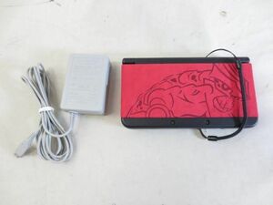 【同梱可】中古品 ゲーム ニンテンドー New 3DS 本体 KTR-001 グラードンエディション ポケモンセンター限定 初期化