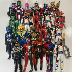 仮面ライダー　ビッグサイズソフビフィギュア、大量21体セット27cmサイズソフビ、オーズ フォーゼ スーパー戦隊 ビルド　エグゼイド