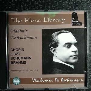 j（輸入盤）パハマン・ピアノ・ライブラリー　ショパン　リスト　シューマン　Pachmann Piano Library Chopin Liszt Schumann Brahms