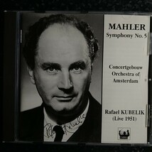 j（TAHRA）クーベリック　マーラー　交響曲第5番　Kubelik Mahler Symphony No.5_画像1