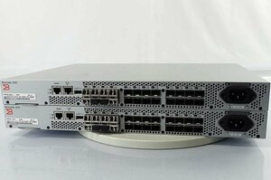2台セット 通電確認 NEC Fibre Channel スイッチ NF9340-SS017 Brocade 300 SFP モジュール ネットワーク switch S101810
