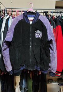 スタジャン 90s G-Ⅲ NBA サクラメント・キングス SACRAMENTO KINGS 