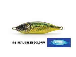 リトルジャック メタル アディクト タイプ 06-100g/#05 REAL GREEN GOLD UV　シーバス・青物 ショアジギング