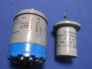  SOLENOID、RESOLVER 各1個米軍航空機器補修用放出品 2個特価 231007-57