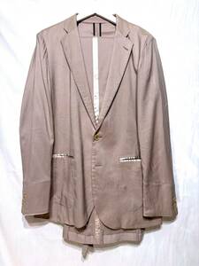 UNITED ARROWS BLACK LABEL セットアップスーツ / ストレッチ素材 PINKBEIGE size L