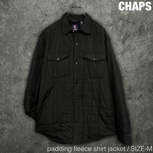 CHAPS 中綿 キルティング フリース シャツ ジャケット チャップス ビンテージ jacket