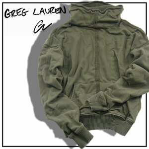 新品 アメリカ製 【Greg Lauren / グレッグローレン】 HI TECH HOODIE ARMY 2 フーディー パーカー 定価13万円 ★352680 ミリタリー