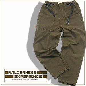 新品 WILDERNESS EXPERIENCE クライミング パンツ ナイロン ストレッチ ダブルベルト M 秋冬春 350619 ウェルダネス アウトドア キャンプ