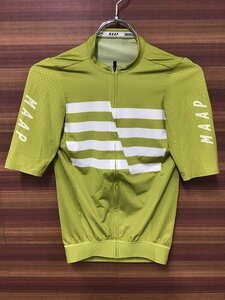 HD200 マープ MAAP プロフィットジャージ PRO FIT JERSEY 半袖 薄緑 白 XS