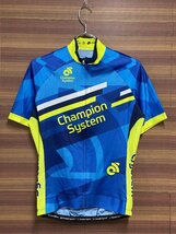 HF981 チャンピオンシステム ChampionSystem 半袖 サイクルジャージ 青黄 レディース S_画像1