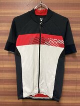 GE507 パールイズミ PEARLiZUMi 半袖サイクルジャージ 黒赤 L ※汚れあり_画像1