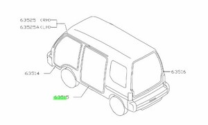 * новый товар не использовался оригинальная деталь Subaru Sambar van уплотнитель уплотнитель задняя дверь раздвижная дверь левый и правый в комплекте *