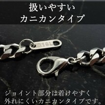 日本製 喜平 ネックレス 6面カット チェーン サージカルステンレス アレルギー対応 幅 5ｍｍ 長さ 65cm_画像4