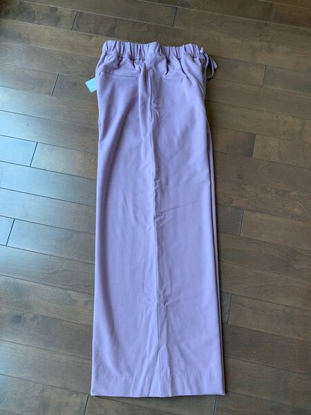 ドニーユ　38 薄紫　パープル　パンツ　ワイド　未使用　タグ付　定価1万5千円
