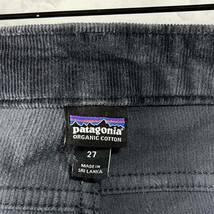 patagonia パタゴニア　コーデュロイパンツ　ワンポイントロゴ　レディース　サイズ27_画像5