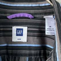 GAP ギャップ　長袖シャツ ストライプシャツ　サイズM_画像4