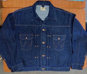 【別注】ナノ・ユニバース Wrangler 111MJ 11mj デニムジャケット ラングラー Gジャン DENIM JACKET WS0174 ジョン・レノン