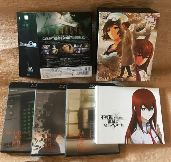 シュタインズゲート【初回限定版】Blu-ray BOX【紙オビにやや不備あり】【牧瀬紅莉栖/岡部倫太郎】【送料無料☆】値引き不可