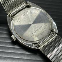 ★71746　ロンジン　LONGINES　手巻き　HW　ステンレス　ローマン　シルバー文字盤　メンズ腕時計　1円～★_画像8