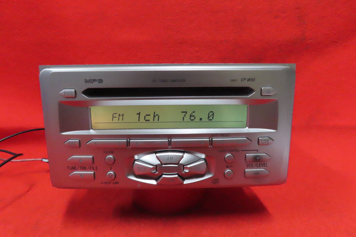 *CS167*動作保証付/トヨタ純正 86120-97203 ミラジーノ L700S カセットデッキ テープデッキ カーオーディオ 本体のみ *CS167*動作保証付/トヨタ純正 86120-97203 ミラジーノ L700S カセットデッキ テープデッキ カーオーディオ 本体のみ