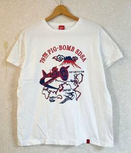 ステュディオダルチザン STUDIO D'ARTISAN Tシャツ Mサイズ 白　古着