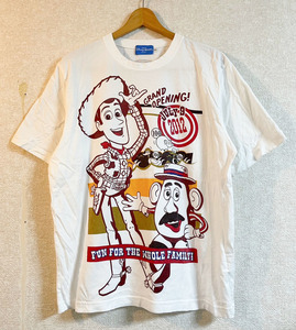 トイ・ストーリー・マニア！　TOY STORY　Tシャツ　ディズニーランド　DISNEY　アニメ　ホワイト　白　LLサイズ