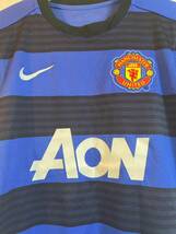 Manchester United（マンチェスターユナイテッド） AON　ユニフォーム　NIKE（ナイキ）青　Sサイズ_画像2