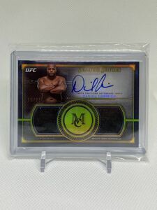 【1円スタート】 2019 TOPPS UFC MUSEUM COLLECTION DANIEL CORMIER AUTO #/25 ダニエル・コーミエ 直筆サイン 25シリ