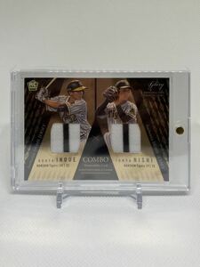 【1円スタート】 BBM BASEBALL CARDS PREMIUM 2021 GLORY 井上広大 西純矢 RC ルーキー コンボメモラビリア ホームジャージ 30シリ