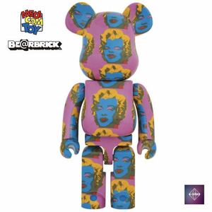 【新品未開封】MEDICOM TOY メディコムトイ BE@RBRICK ベアブリック 1000% Andy Warhol マリリンモンロー インテリア 家具 正規品 本物