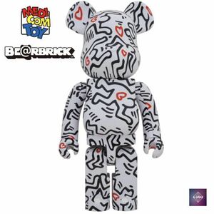 【新品未開封】MEDICOM TOY メディコムトイ BE@RBRICK ベアブリック 1000% 2021年7月発売 KEITH HARING #8 インテリア 家具 正規品 本物