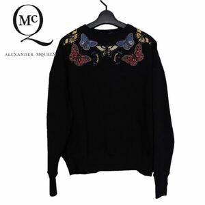 [ new goods ] certainty regular goods ALEXANDER McQUEEN Alexander McQueen sweatshirt black black 