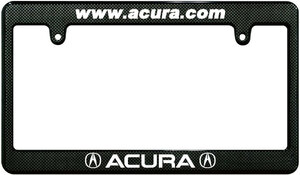 【新品・即決】カーボン調 ナンバーフレーム ACURA アキュラ 汎用 USDM HONDA ホンダ