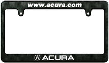 【新品・即決】カーボン調 ナンバーフレーム ACURA アキュラ 汎用 HONDA ホンダ_画像1