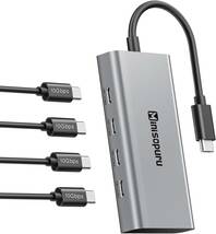 USB Type-C　4ポートハブ　USB-C to USB-C ハブ 10Gbps USBハブ マルチポートアダプター_画像1