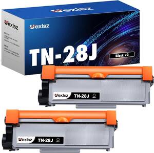 ブラザー TN-28J　2本セット　互換トナーカートリッジ　Brother　HL-L2320D HL-L2360DN HL-L2365DW DCP-L2520D DCP-L2540DW MFC-L2720DN