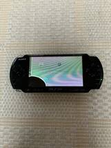 PSP 3000 本体 簡易動作確認済み 液晶を割ってしまった ブラック 黒_画像3