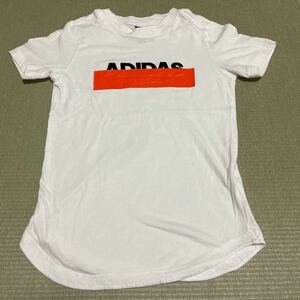 △adidas アディダス150cm キッズ 半袖Ｔシャツ 白