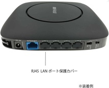 送料込み：未使用品★シリコンポートカバー(RJ45[LAN])計１０個セット★ブラック★防塵/端子保護/ホコリ防止_画像4