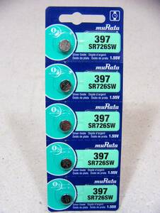 [ free shipping / new goods ]# Japan Manufacturers made # button battery #SR726SW#5 piece set 